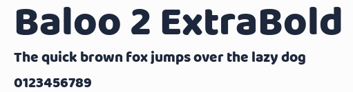 Baloo 2 ExtraBold預覽圖