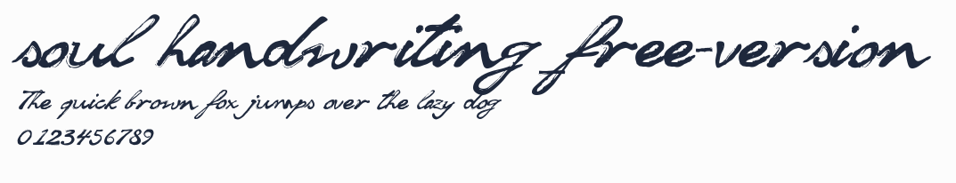 soul handwriting_free-version預覽圖