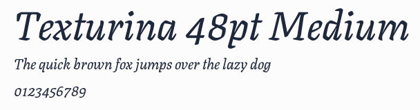 Texturina 48pt Medium預覽圖
