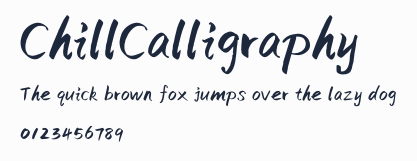 ChillCalligraphy預覽圖