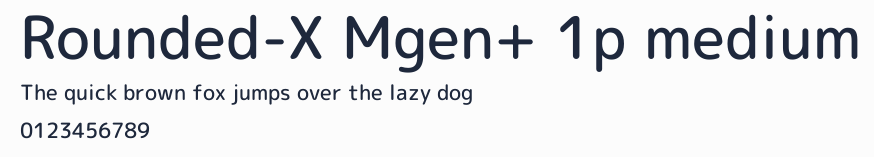 Rounded-X Mgen+ 1p medium預覽圖