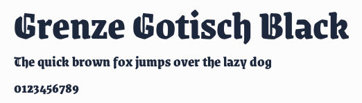Grenze Gotisch Black預覽圖
