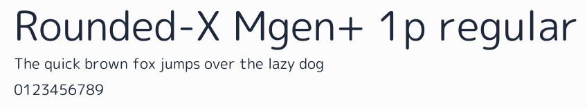 Rounded-X Mgen+ 1p regular預覽圖