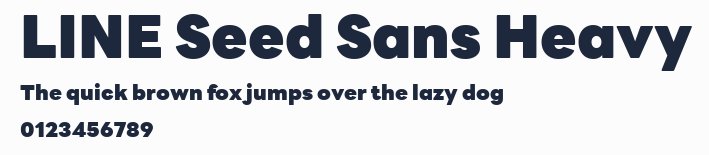 LINE Seed Sans Heavy預覽圖