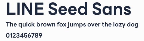 LINE Seed Sans預覽圖