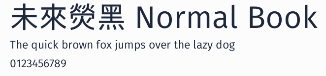 未來熒黑 Normal Book預覽圖