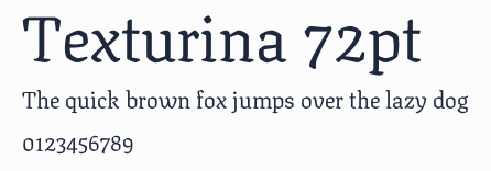 Texturina 72pt預覽圖