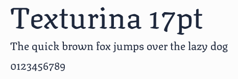 Texturina 17pt預覽圖