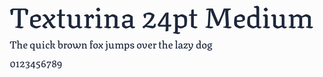 Texturina 24pt Medium預覽圖