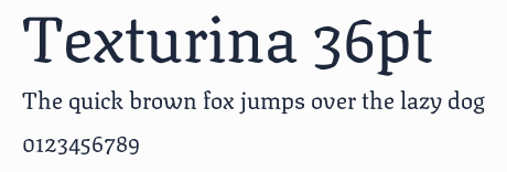 Texturina 36pt預覽圖