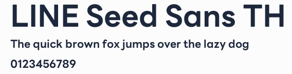 LINE Seed Sans TH預覽圖