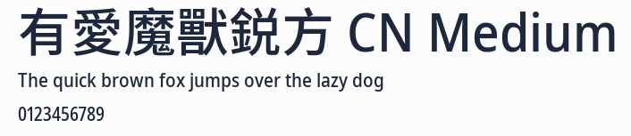 有愛魔獸鋭方 CN Medium預覽圖