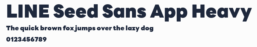 LINE Seed Sans App Heavy預覽圖