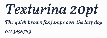 Texturina 20pt預覽圖