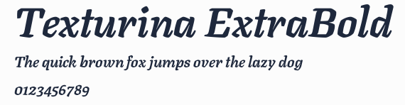 Texturina ExtraBold預覽圖