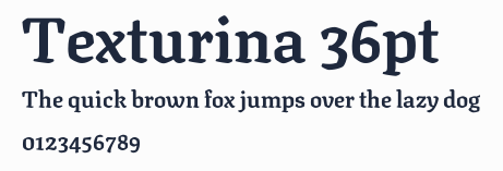 Texturina 36pt預覽圖