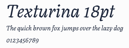 Texturina 18pt預覽圖