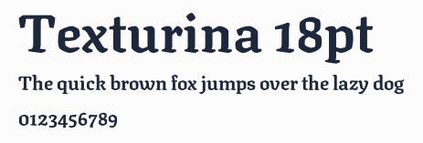 Texturina 18pt預覽圖