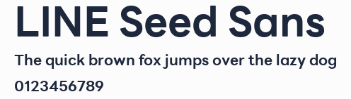 LINE Seed Sans預覽圖