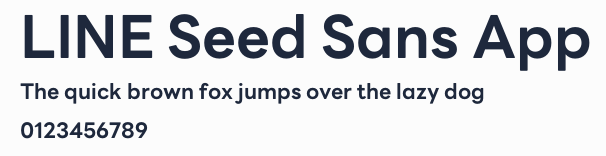 LINE Seed Sans App預覽圖