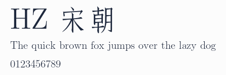 HZ 宋朝預覽圖