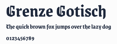 Grenze Gotisch預覽圖