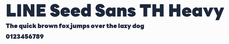 LINE Seed Sans TH Heavy預覽圖