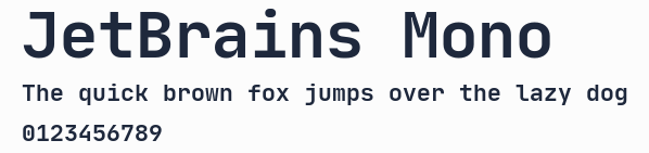 JetBrains Mono預覽圖
