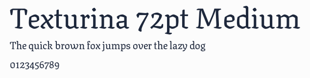 Texturina 72pt Medium預覽圖