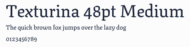 Texturina 48pt Medium預覽圖