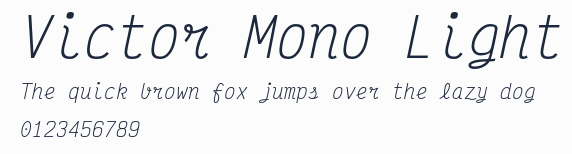 Victor Mono Light預覽圖