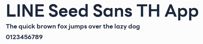 LINE Seed Sans TH App預覽圖