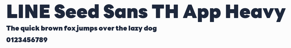 LINE Seed Sans TH App Heavy預覽圖