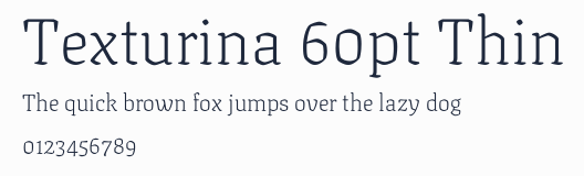 Texturina 60pt Thin預覽圖