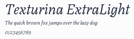 Texturina ExtraLight預覽圖