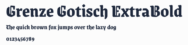 Grenze Gotisch ExtraBold預覽圖