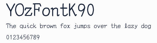 YOzFontK90預覽圖