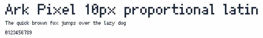 Ark Pixel 10px proportional latin