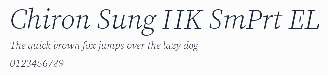 Chiron Sung HK SmPrt EL預覽圖