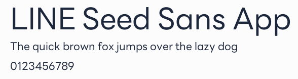LINE Seed Sans App預覽圖