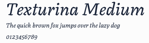 Texturina Medium預覽圖