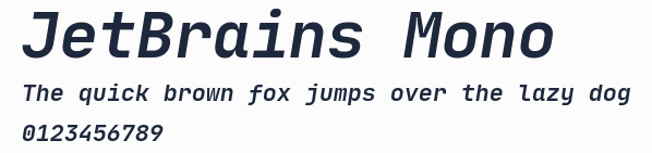 JetBrains Mono預覽圖