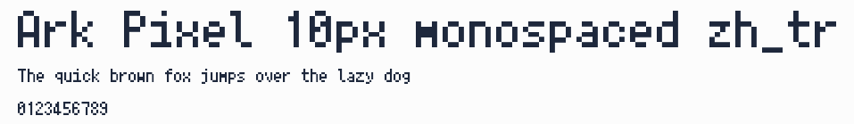 Ark Pixel 10px monospaced zh_tr預覽圖