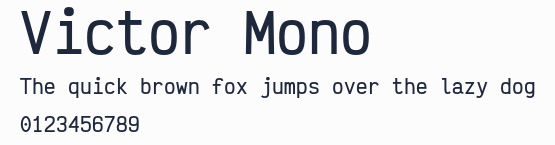 Victor Mono
