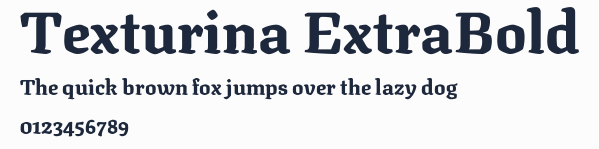 Texturina ExtraBold預覽圖