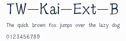 TW-Kai-Ext-B預覽圖