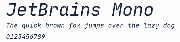 JetBrains Mono預覽圖
