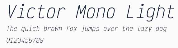 Victor Mono Light預覽圖