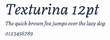 Texturina 12pt預覽圖