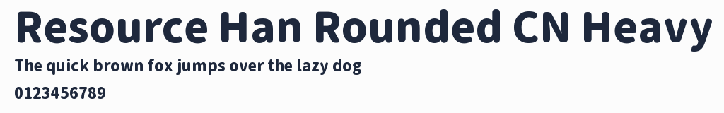 Resource Han Rounded CN Heavy預覽圖